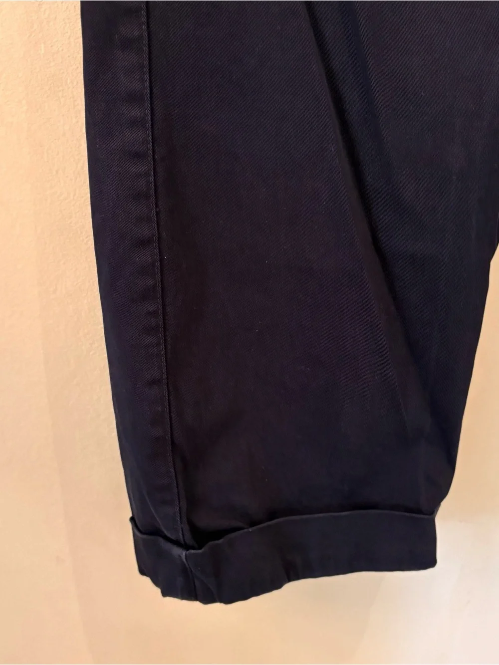 James Perse Dark Navy Pull On Drawstring Chino Pants Sz 2 (32 waist)